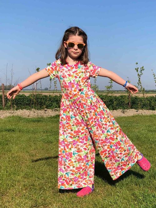 Jumpsuit child with wide pants or skirt | size 92 - 122 - Image 2