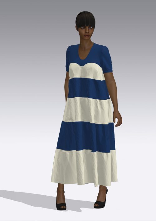 Maxi-jurk patroon: Chique en comfortabel! - Afbeelding 4