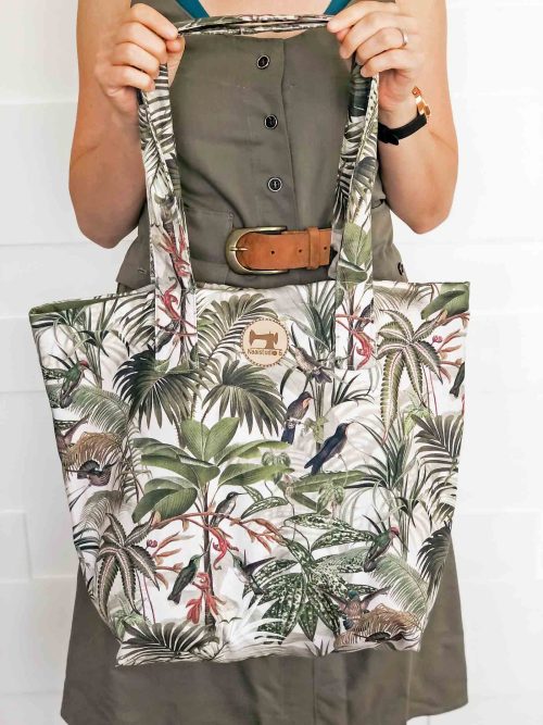 Stijlvolle shopper draagtas naaien | Duidelijk PDF-patroon | Instructies & Video - Afbeelding 2