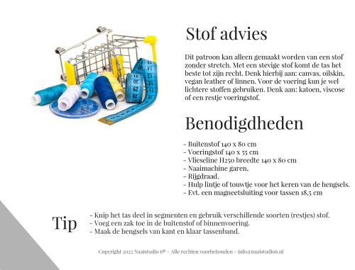Stijlvolle shopper draagtas naaien | Duidelijk PDF-patroon | Instructies & Video - Afbeelding 10