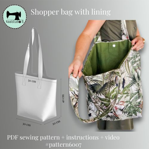 patroon shopper draagtas