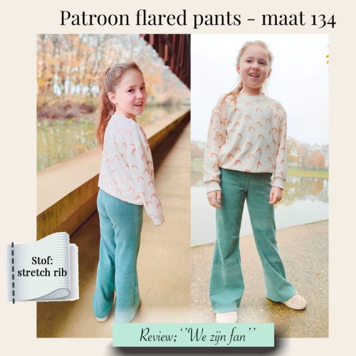 Flared pants kind | maat EU 92-128 | Naaipatroon - Afbeelding 6
