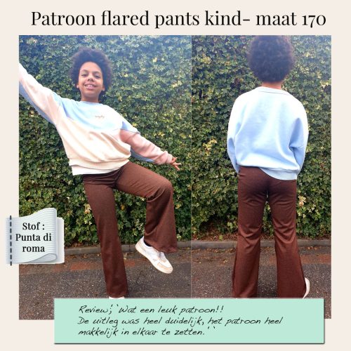 Flared pants kind | maat EU 92-128 | Naaipatroon - Afbeelding 8