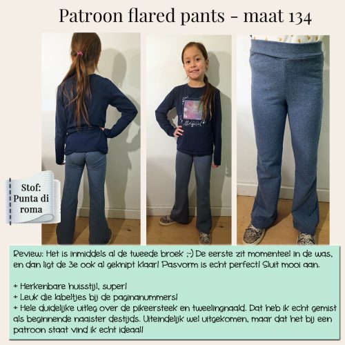Flared pants kind | maat EU 92-128 | Naaipatroon - Afbeelding 10