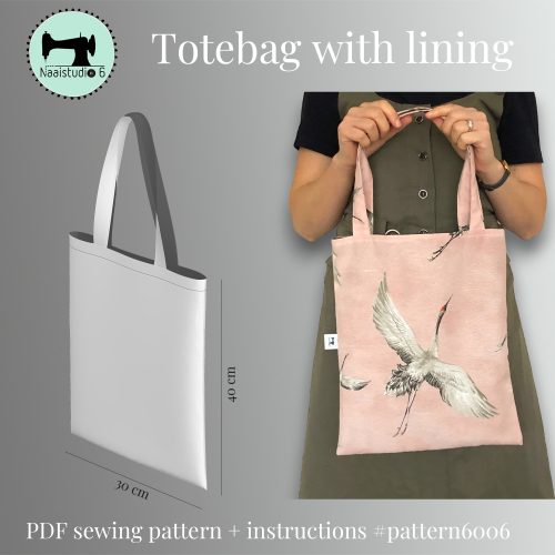 totebag with lining pattern