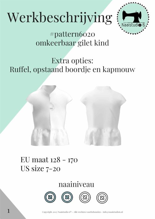 Omkeerbaar gilet naaipatroon voor kinderen: Leuk, makkelijk & dubbel plezier! - Afbeelding 12