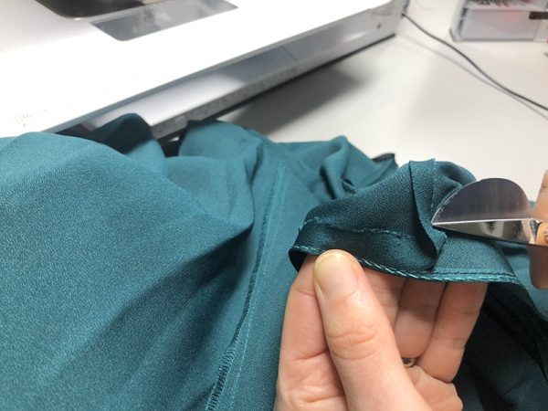 naald en draad voor de handsteek pikeersteek