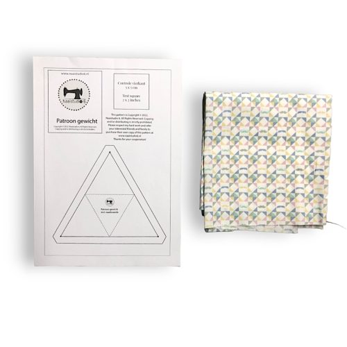 Patroon gewichtjes | Gratis naaipatroon - Afbeelding 7
