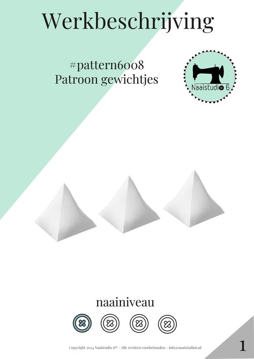 Patroon gewichtjes | Gratis naaipatroon - Afbeelding 8